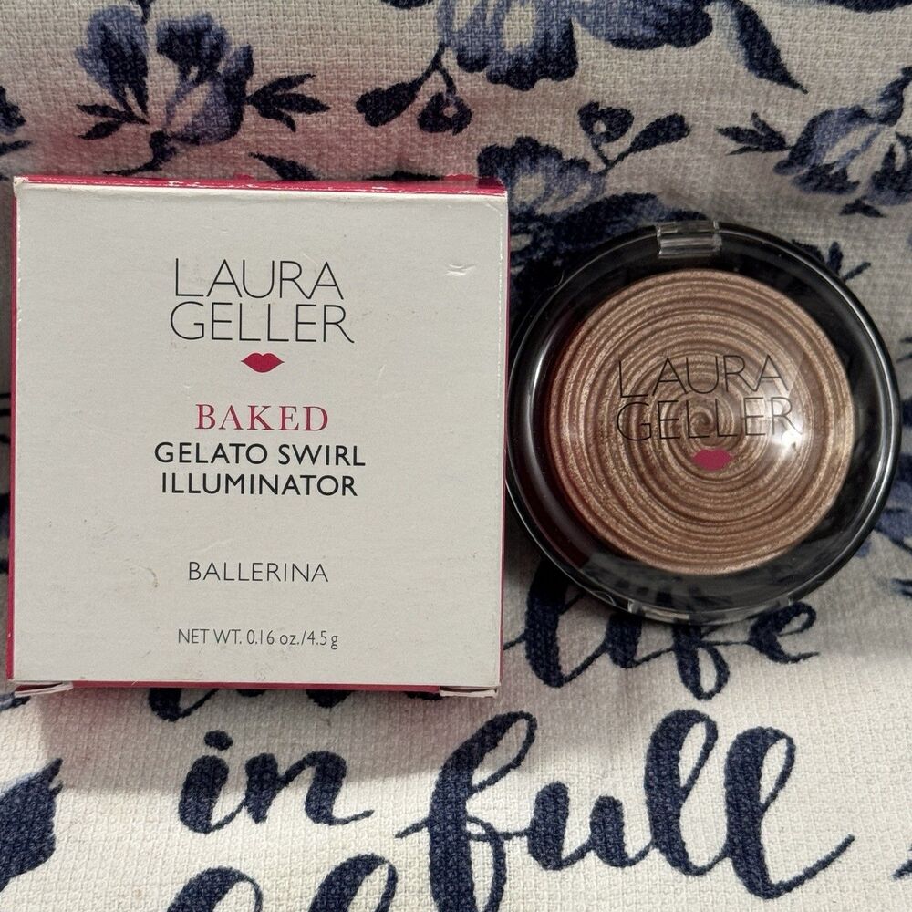 Laura Geller Baked Gelato Swirl Illuminator Ballerina Highlighter 0.16 NIB